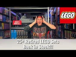 25+ Retired LEGO Sets Back in Stock!!!