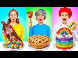 Me vs Grandma Cooking Challenge! Cake Decorating Challenge Secret Battle by Turbo Team