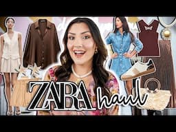 ZARA SPRING TRY-ON HAUL 🤎 NEW AT ZARA #zara