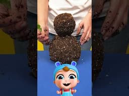 The Mud Is Moving… Is It ALIVE?! 😆💦 #LittleAngel #FunScience #Shorts