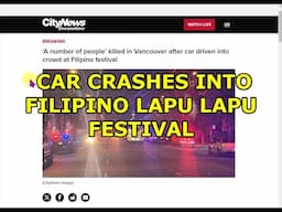 CAR CRASHES INTO FILIPINO FESTIVAL!  BREAKING NEWS!