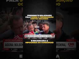 BOLSONARO ESGARELA HIPOCRISIA DO PT! 😡 "QUANDO LULA TAVA PRESO, RODARAM O MUNDO!"