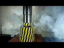 HYDRAULIC PRESS AGAINST OBJECTS, REVERSE
