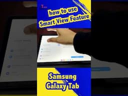 How to use Smart View Feature | Galaxy Tab Hidden Features #shorts #viralvideo | Tech Gadgets
