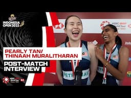 Pearly/Thinaah reflect on their first Super 1000 final | #IndonesiaOpen2025