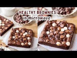 *EASIEST 5 MINUTE * WHOLE WHEAT BROWNIE RECIPE AT HOME #shorts