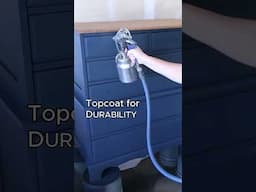 Have you ever tried glazing your painted furniture? #furnitureflip #dressermakeover