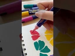Skip this video if you don’t like free markers #arrtxacrylicmarkers   @arrtxglobal