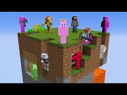 I Put 10 YouTubers in One Minecraft Chunk