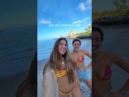 BTS of our bikini brand photoshoot👙 #smallbusinessowner #honeyswim