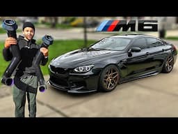Installing FRONT MOUNT INTAKES on our 800HP Manual BMW M6 F06! [CRAZY LOUD TURBO EXHAUST]
