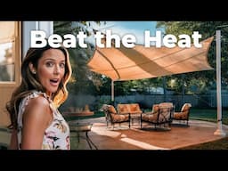 Stay COOL This Summer With a DIY Shade Sail Installation!