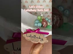 Unboxing LullaBaby Doll Bath Set 🛁