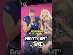 Chris Martin and Rosé Perform "APT"... TWICE!