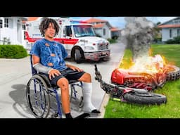My Son CRASHED His Dirt Bike..
