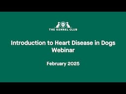 Introduction to Heart Disease in Dogs