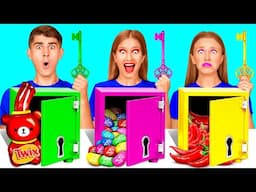 Solve the Mystery Challenge of 1000 Keys | Funny Food Hacks by BaRaDa Challenge