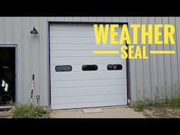 How To Install A New Garage Door Weather Seal!