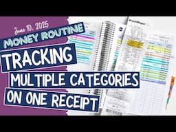 Money Routine | How I Split My Receipts for Cash Envelope Tracking