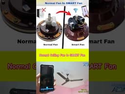 Normal Fan to SMART Fan #shorts #ytshorts #electronics #smartfan