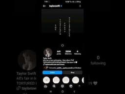 Taylor Swift's new Album Easter egg on Instagram | The Tortured poets Department