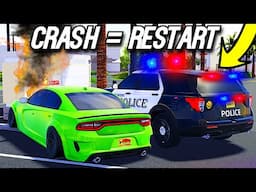 Roblox But Every Time I Crash, The Video Restarts...