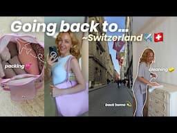 travel vlog 🪽🫧 pack with me, cleaning & daily routines