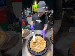 Golden Crispy Taiwanese Pancake – Made Fresh at the Market!