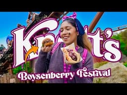 We Went To Knotts Berry Farm's Boysenberry Festival 2025 For Some Berry Sweet Eats!