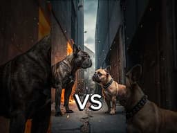 Cane Corso VERSUS French Bulldog Hybrid Breed Mix #doglove #doglover #labrador #ai #aidog