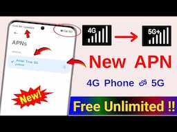 New APN Setting to Enable 5G Internet in 4G Phone 😲 4G Phone me 5G Internet ఎలా వాడాలి 😭 5G Setting