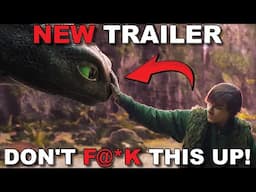 HOW TO TRAIN YOUR DRAGON New Trailer Reaction Don't Screw This Up!