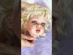 Restoring 1999 Fayzah Spanos Realistic Toddler Doll!