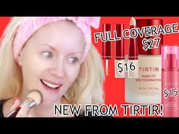 TESTING NEW TIR TIR MASK FIT RED LIQUID FOUNDATION + CONCEALER!
