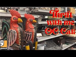 GOODWILL OC California thrift shop with me for awesome vintage haul, decor, and useful items. SoCal