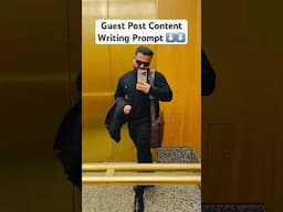 Guest Post Content Writing Prompt