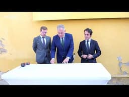 Primera piedra del Residencial Frontón Betis, continuamos apostando por la vivienda protegida