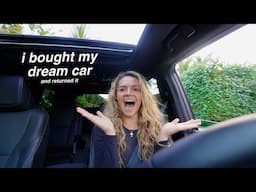 Buying My Dream Car