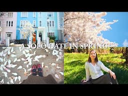 Spring Solo Date - Slow Day Alone in London & English Countryside | Soft Gentle Days of Spring 🌿