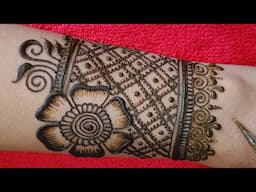 new trending mehndi design 2025 || mehndi design back hand simple easy and beautiful