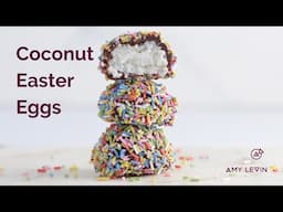 Sticky Coconut Easter Eggs