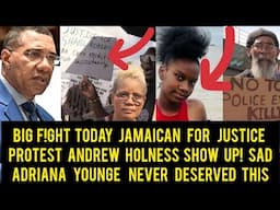 Breaking News's Big F!GHT At The JFJ  Protest Today  Holness Show Up In Blue!She Never Deserve This😭