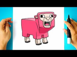 How to DRAW SHEEP MINECRAFT