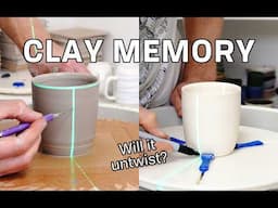 The Memory of Clay - How much will it untwist as it dries?