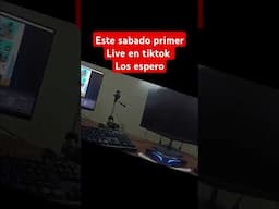 se viene live em tiktok este sabado