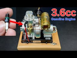 185 Tractor Engine - Micro Single-Cylinder 4-Stroke Gasoline Engine Model Classic Vintage