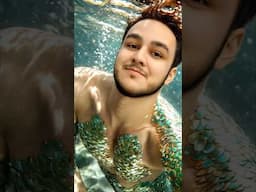 Splish Splash, Guga is now a Merman 🧜‍♂️ #mermaid #mermaidtransformation #merman #splishsplash