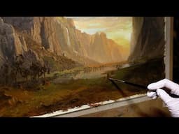 Bierstadt Oil Painting Mastercopy PT. 4: THE FOREGROUND