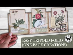 Make a Trifold for your Junk Journal! Tutorial