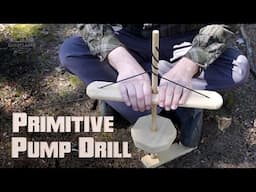 Making Fire with Primitive Pump Drill - Explanation and Demonstration